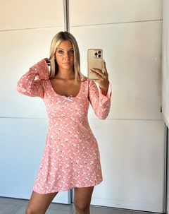 Vestido coquette oxford - tienda online