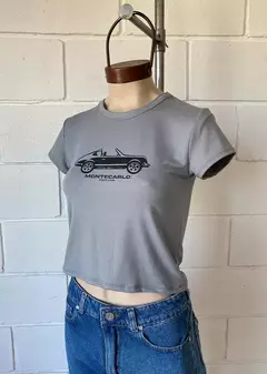 Imagen de Remera m-corta modal soft estampado ”Montecarlo″ #4033-E