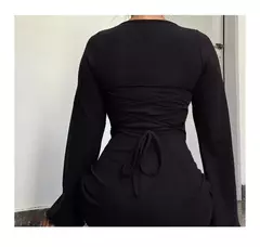 Vestido corset largo - comprar online