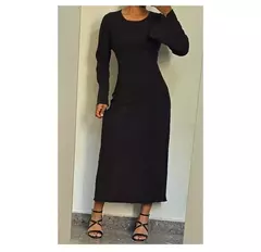 Vestido corset largo