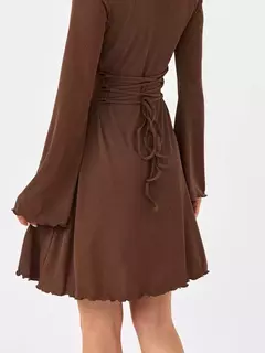 Vestido corset corto CHOCOLATE en internet