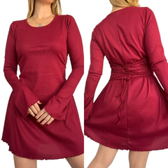 Imagen de Vestido corset corto BORDO