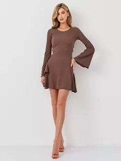 Imagen de Vestido corset corto CHOCOLATE