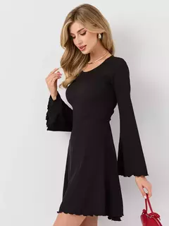 Vestido corset corto NEGRO - comprar online