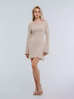 Imagen de Vestido corset corto BEIGE
