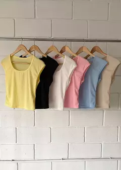 Remera modal soft m-japonesa c-espalda cuadrada #3006 - tienda online