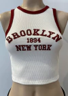 Musculosa morley capri combi estampado “Brooklyn 1984” #1010-E