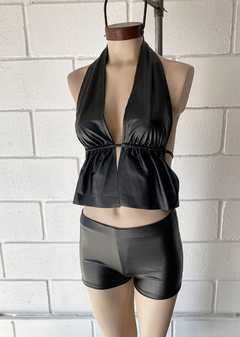 Top cuerina de punto Marilyn