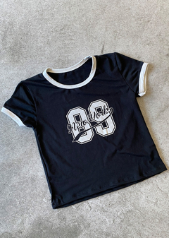 Remera modal soft estampado c-guía combi “New York 89” #1050 - tienda online