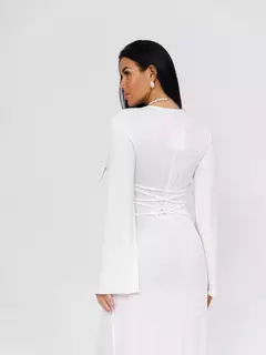 Vestido corset largo