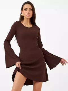 Vestido corset corto CHOCOLATE en internet