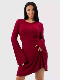 Vestido corset corto BORDO en internet