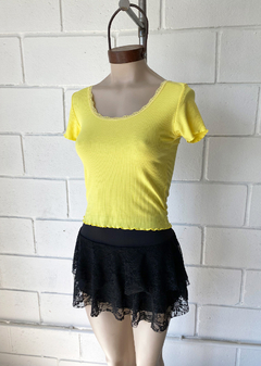 Remera Morley m/c con Puntilla en internet