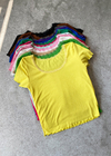 Remera Morley m/c con Puntilla