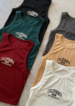 Musculosa morley capri guía 40 al corte “California” #2525 - comprar online
