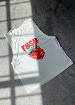 Musculosa modal soft guía 5 estampado “RASPberry” #2525-E - Edna Modas