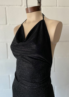 Vestido Crep Gliter buche p-atar - tienda online