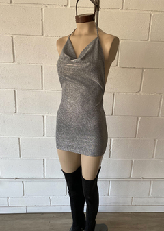 Vestido Crep Gliter buche p-atar - comprar online