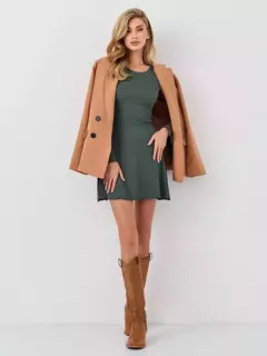 Vestido corset corto verde - tienda online