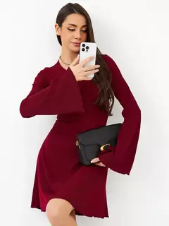 Imagen de Vestido corset corto BORDO