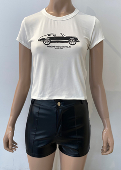 Imagen de Remera m-corta modal soft estampado ”Montecarlo″ #4033-E