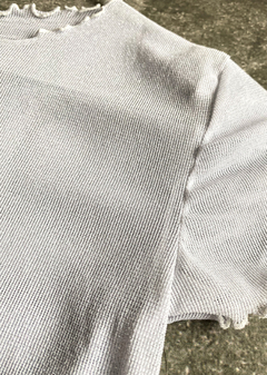 Remera tull lurex con rulote m-c #4900 - tienda online