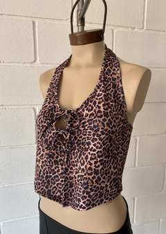 Top Marilyn microfibra Animal Print c- tiras en internet