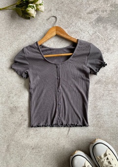 Remera de morley 5 botones - comprar online