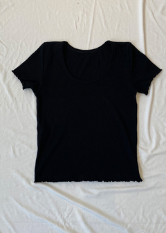 Remera Morley Fino con Rulote #5683 - Edna Modas