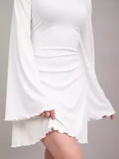 Vestido corset corto BLANCO/CREMA en internet