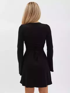 Vestido corset corto NEGRO - tienda online