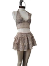 Pollera volado crochet 444