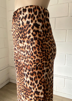 Imagen de Pollera Rib morley animal print c-tajo #789-P