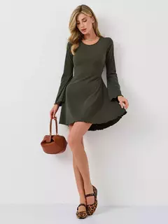 Vestido corset corto verde en internet