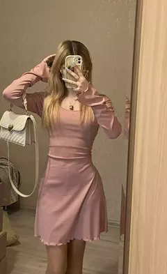 Vestido corset corto ROSA - comprar online