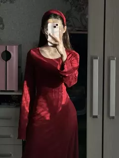 Vestido corset largo BORDO en internet