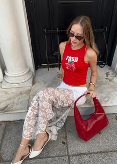 Musculosa modal soft guía 5 estampado “RASPberry” #2525-E - tienda online