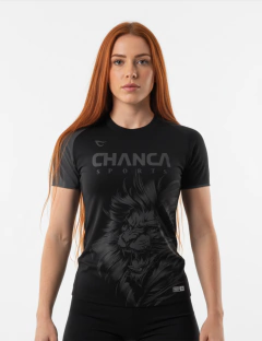 024 - CAMISETA LEÃO PRETO FUTEVÔLEI FEMININA - comprar online