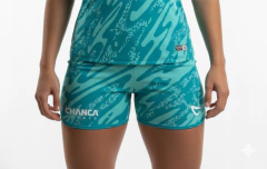 061 - SHORTS VERDE ÁGUA FUTEVÔLEI FEMININO - comprar online