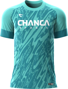 061 - CAMISETA VERDE ÁGUA FUTEVÔLEI MASCULINA na internet