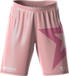 063 - SHORTS ROSA ESTRELA FUTEVÔLEI MASCULINO na internet