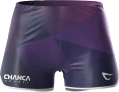 046 - SHORTS ROXO FUTEVÔLEI FEMININO na internet