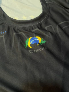 BRA BLACK - CAMISETA BRASIL FUTEVÔLEI FEMININA