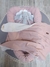 Imagen de NIDITO DE CONTENCIÓN ROSA LISO + MANTITA DE CORDERITO