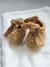 COMBO ZAPATITOS & GORRITO TEJIDO MOSTAZA - comprar online