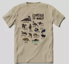 Baby look Lontras do Mundo - Projeto Ariranhas na internet