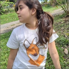 CAMISETA INFANTIL LOBO CORUJA - REDE CONTRA FOGO