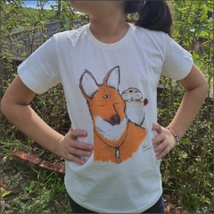 CAMISETA INFANTIL LOBO CORUJA - REDE CONTRA FOGO - comprar online