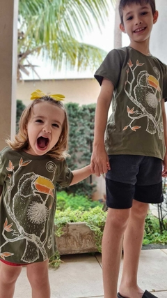 CAMISETA INFANTIL TUCANO- REDE CONTRA FOGO na internet
