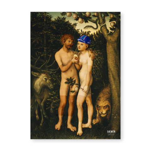 PRINT ADÃO E EVA - DAEMON CYCLING